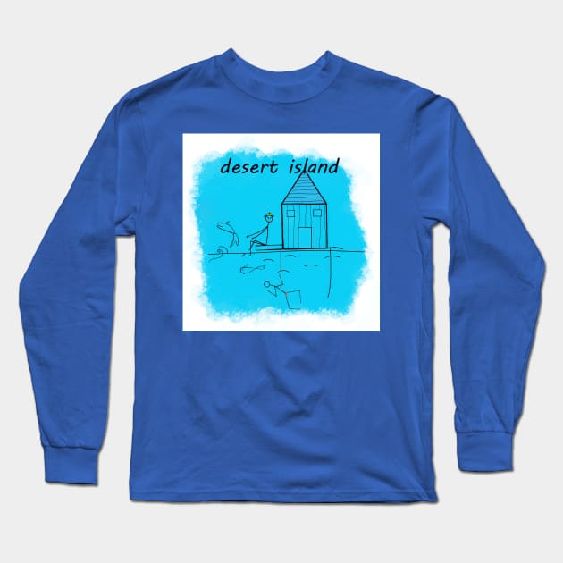 Desert Island Long Sleeve T-Shirt by momomoma